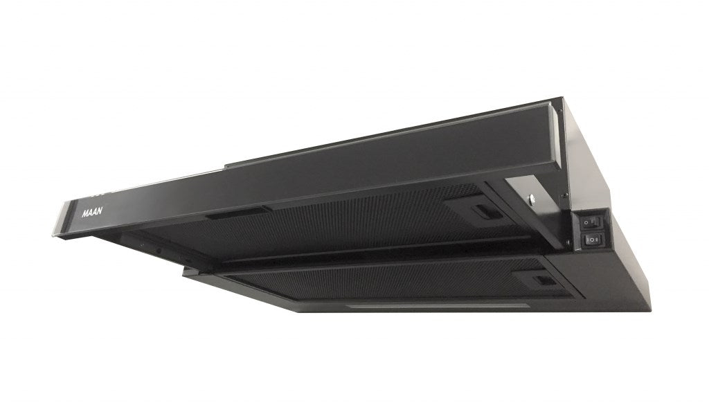 MAAN Corona 2 G Telescopic Hood 315 m³/h, Black | Model OCORM60LFT.S3CZ.MC.SB_EO