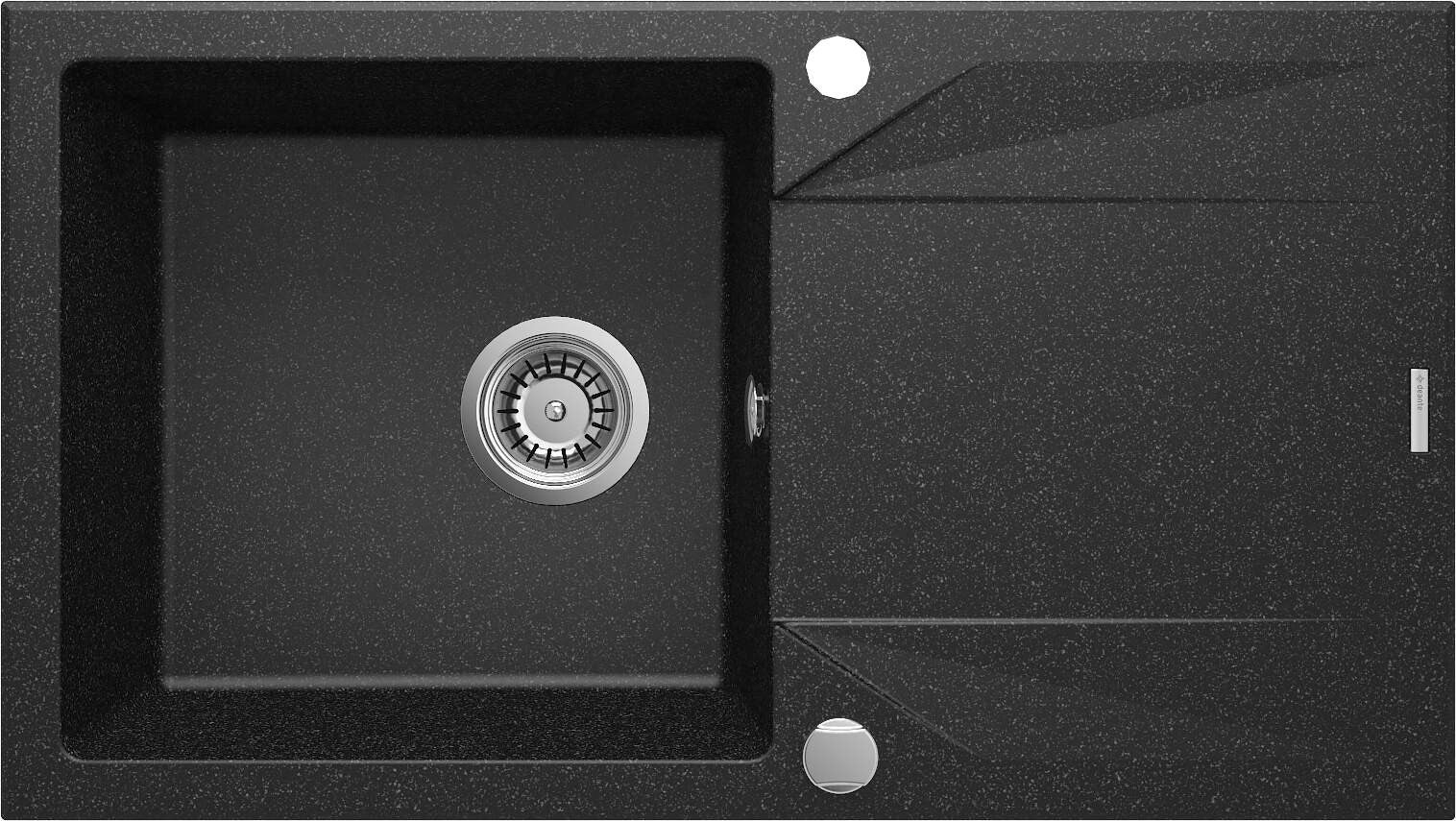 Deante Granite Sink 1-Bowl 780x440mm with Drainer Evora ZQJ2113