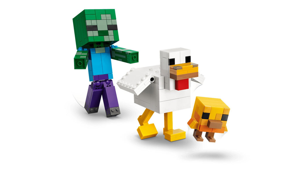 LEGO MINECRAFT 21582 Chicken Jockey, 344 Elements, Ages 9+, Model 21582