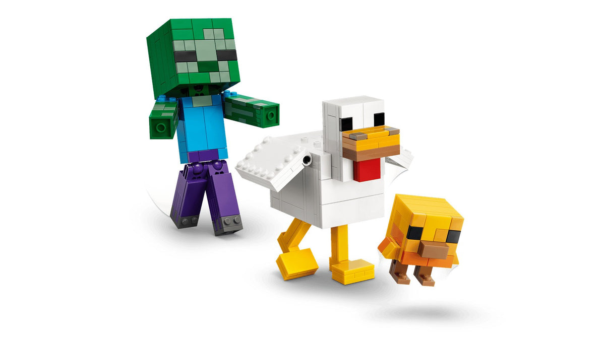LEGO MINECRAFT 21582 Chicken Jockey, 344 Elements, Ages 9+, Model 21582