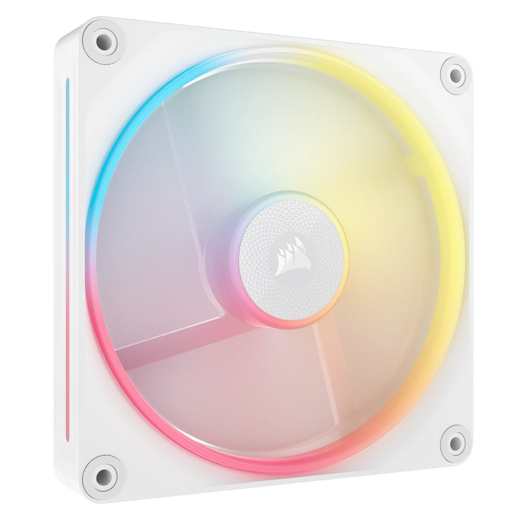 CORSAIR iCUE Link LX140-R RGB - Case Fan - Reverse Fan Blades - 140 mm - White (CO-9051055-WW)