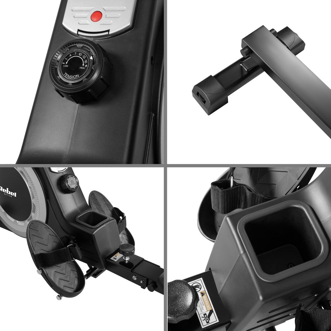 REBEL ACTIVE RBA1005 Magnetic Rowing Machine