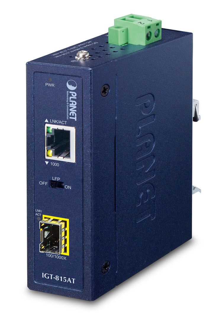 Planet IP30 Industrial Gigabit Media Converter