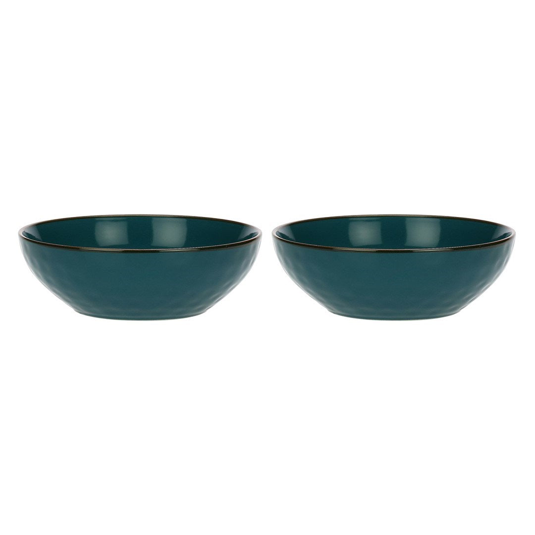 Rose&Tulipani Set of 2 Concerto Ottanio Salad Bowls 26 cm Blue-Green R135000009-Z