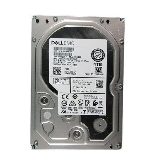 Dell Internal Hard Drive 4 TB 7200 RPM SATA III 7752245
