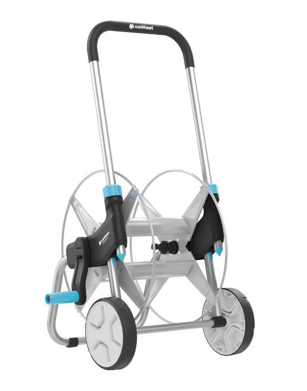 CELLFAST 55-050 Explorer Garden Hose Reel Cart 1/2 60 m Black Blue Grey