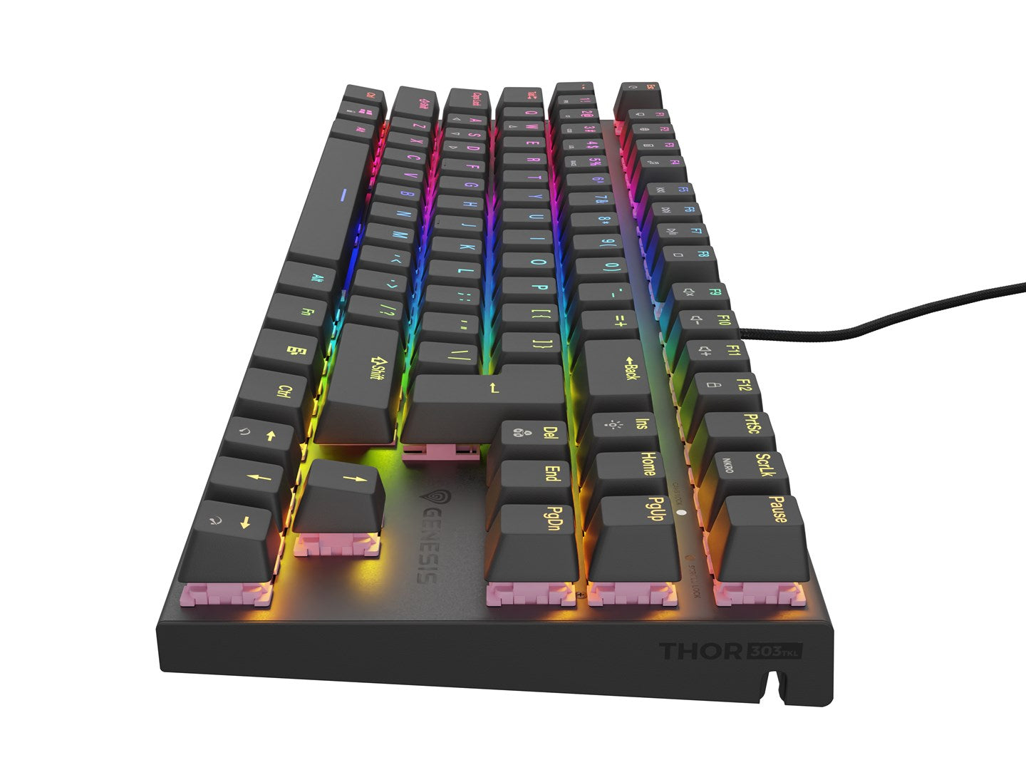 GENESIS NKG-2155 Keyboard Gaming USB QWERTY UK International Black