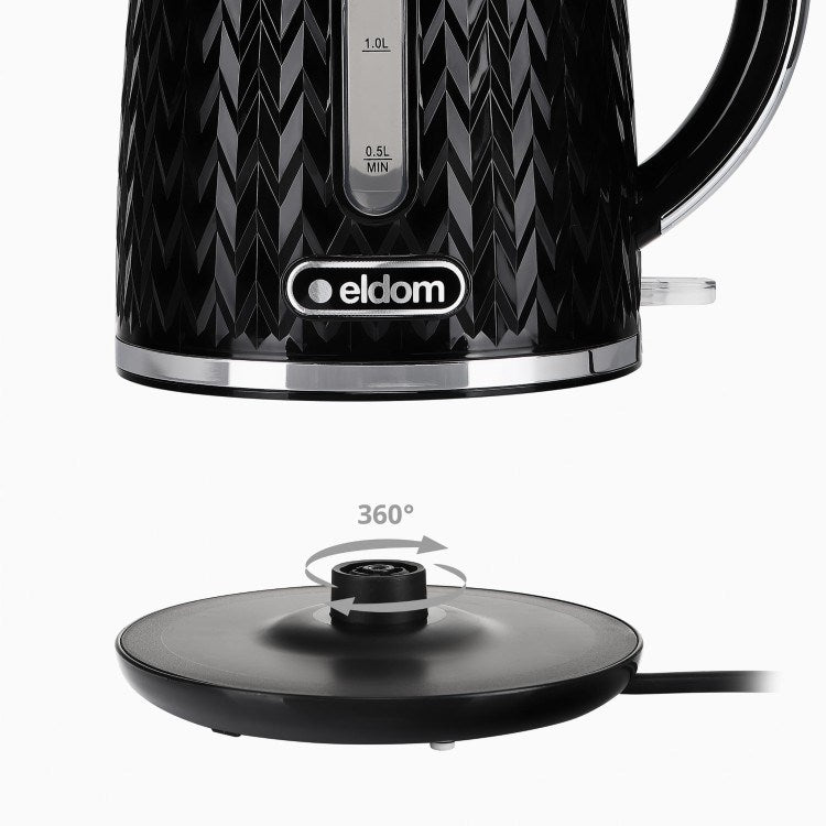 NELO Electric Kettle 1.7 L 2000W Black