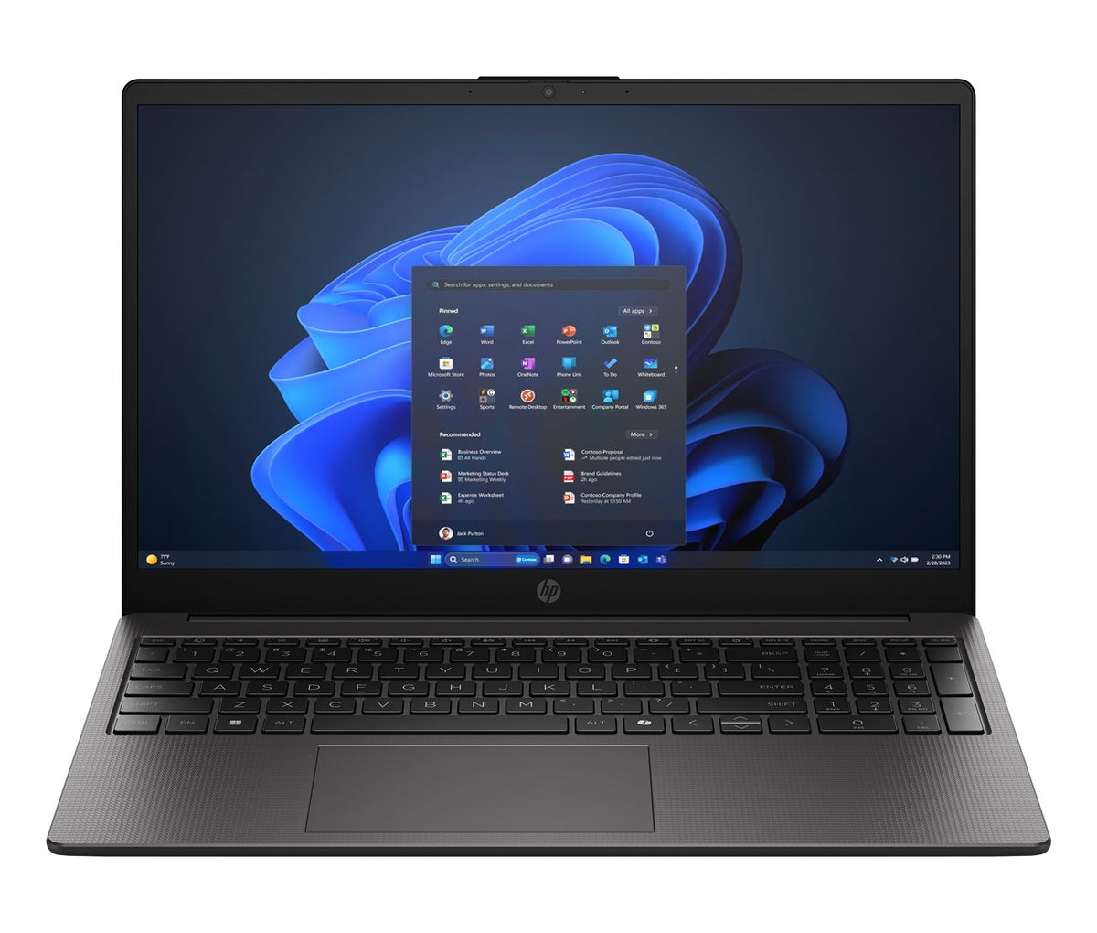 HP Laptop 255 B9YQ0ET R5-7535U 15.6" 8GB RAM 512GB SSD Windows 11 8GB/512GB/W11