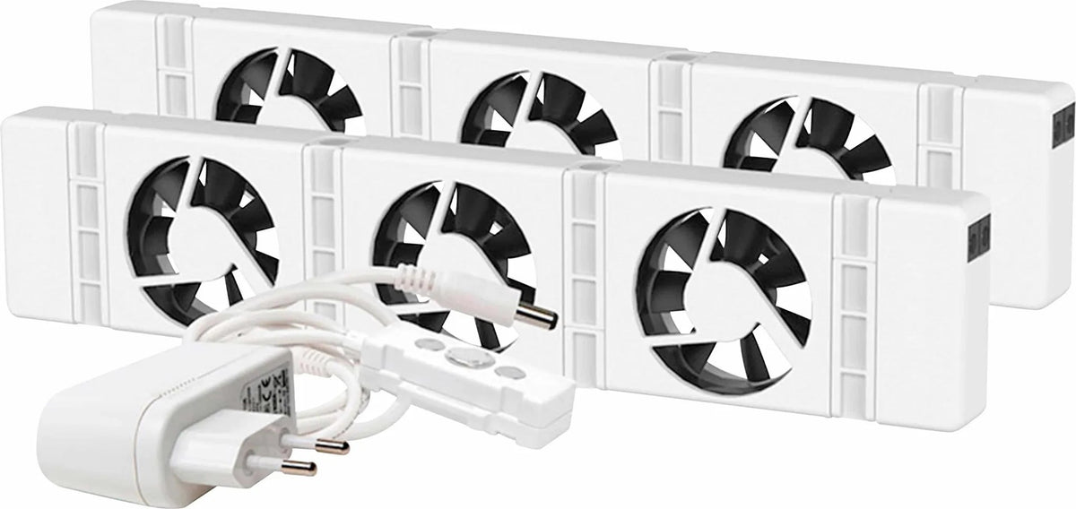 SpeedComfort Duo Set White Fan for Heaters