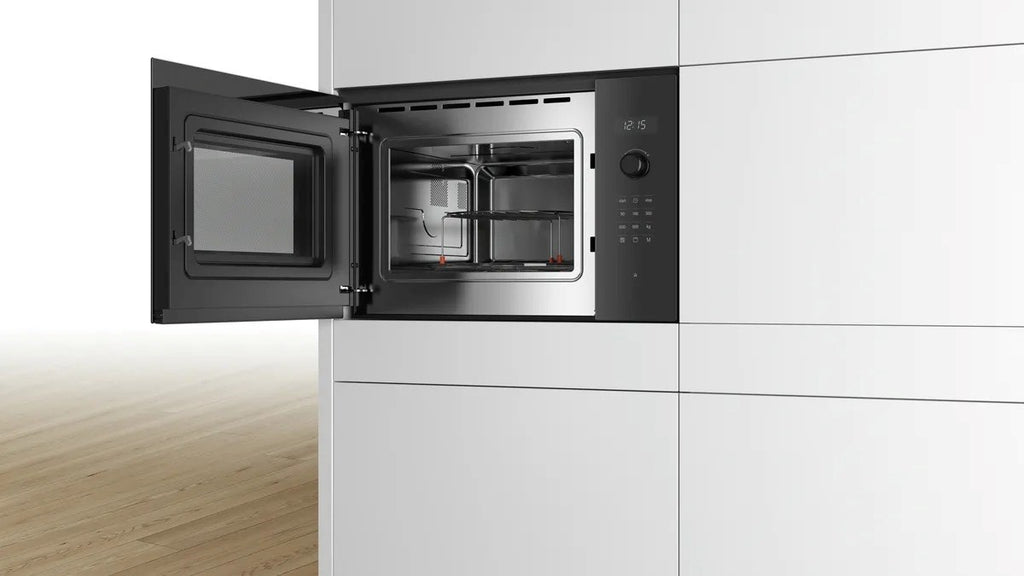 Bosch Combination Microwave Oven 900W Integrated 25L Black Stainless Steel BEL554MB0