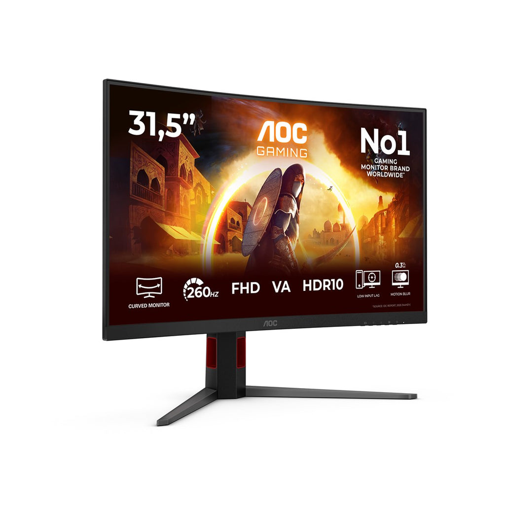 AOC G4 C32G4Z Computer Monitor 31.5" Full HD LCD Black, Red Model 593127