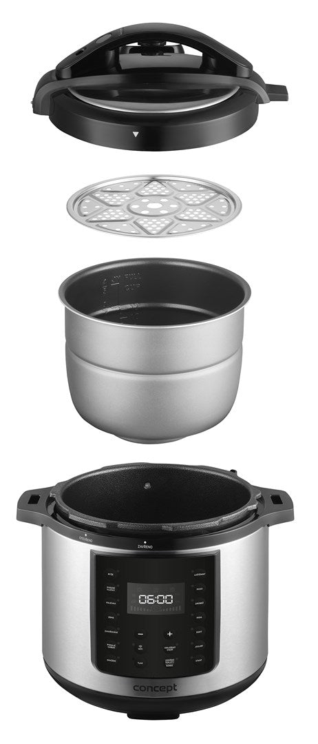 Concept CK8001 multi cooker 5.6 L 1000 W Black  Stainless steel
