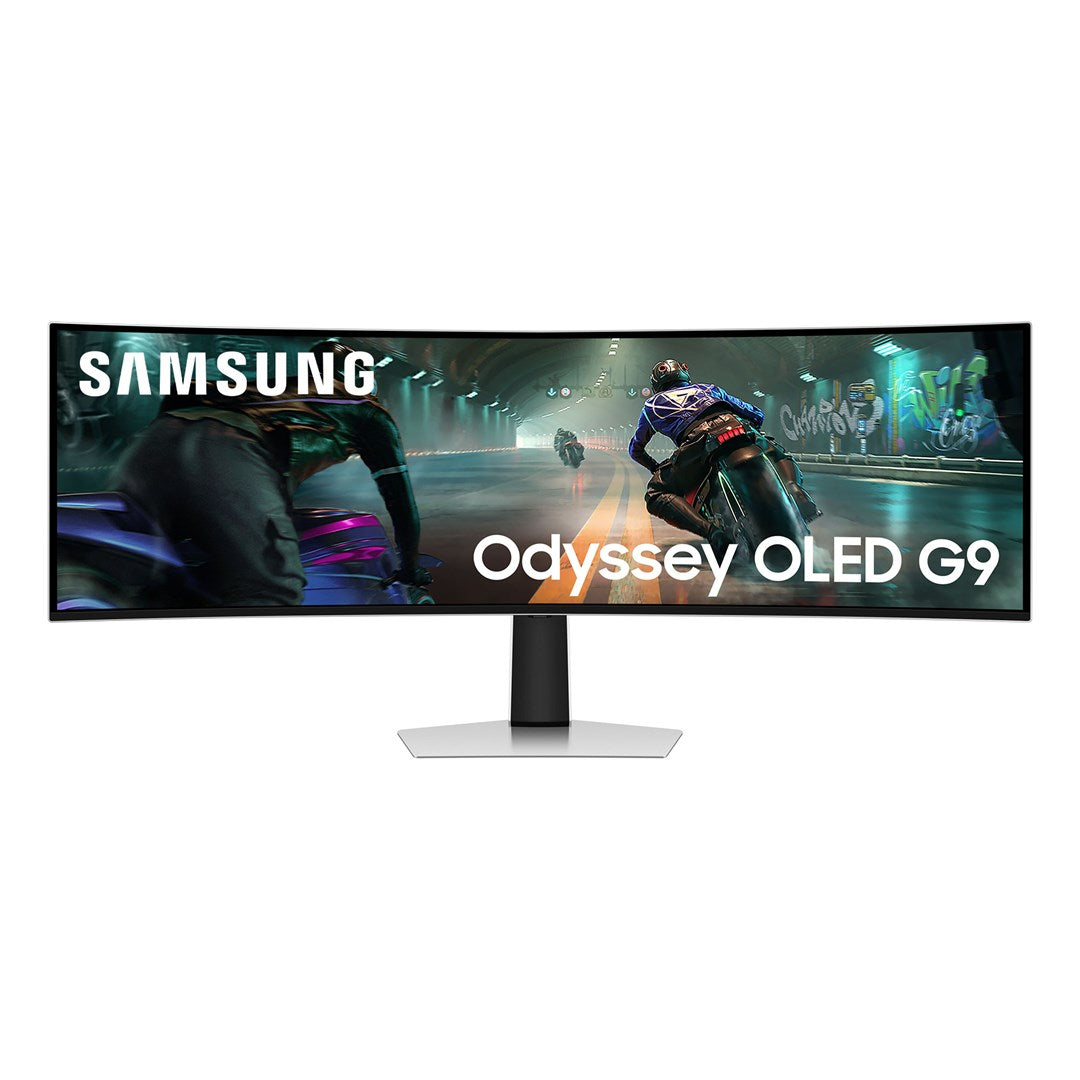 SAMSUNG Curved Gaming Monitor 49" Dual QHD 144Hz OLED - ODYSSEY OLED G9 - G91SD 0.03ms