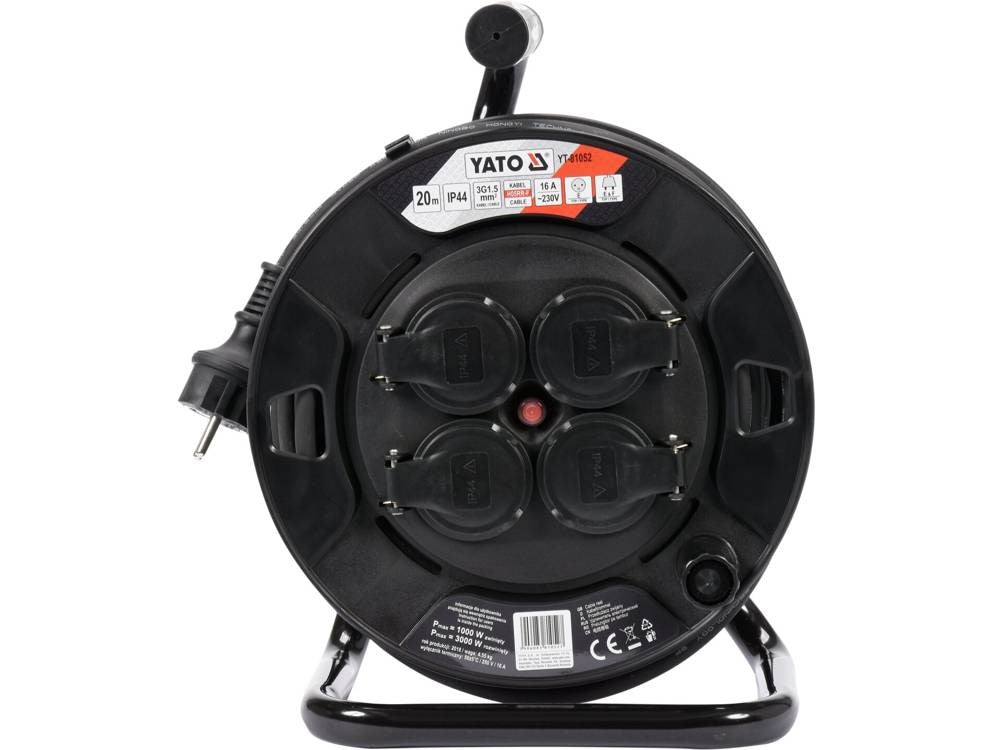 Yato YT-81052 cord reel 4 AC outlet(s) 20 m