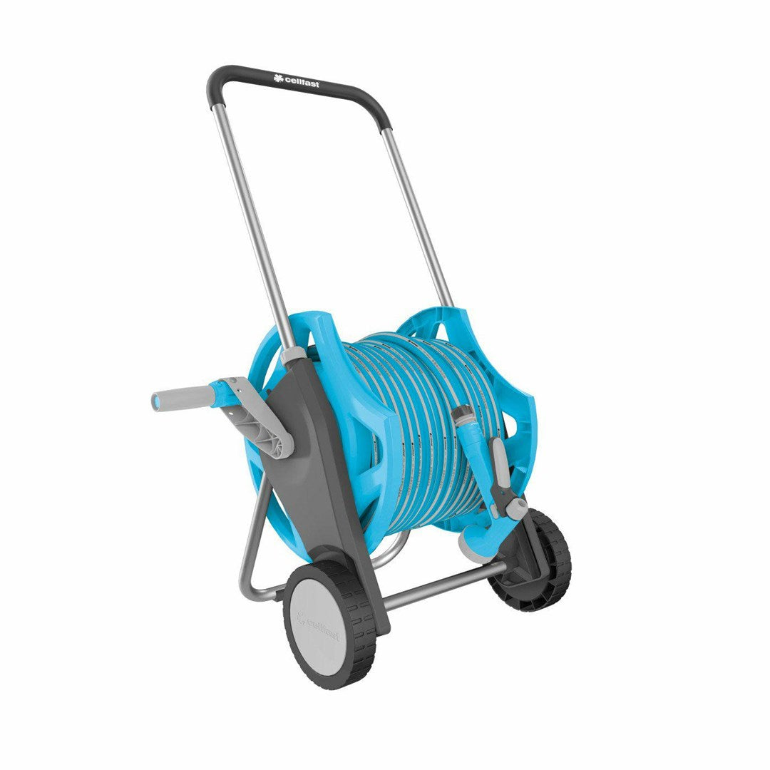 CELLFAST Metal Trolley Explorer 55-063 with 30 m Hose - Durable Design