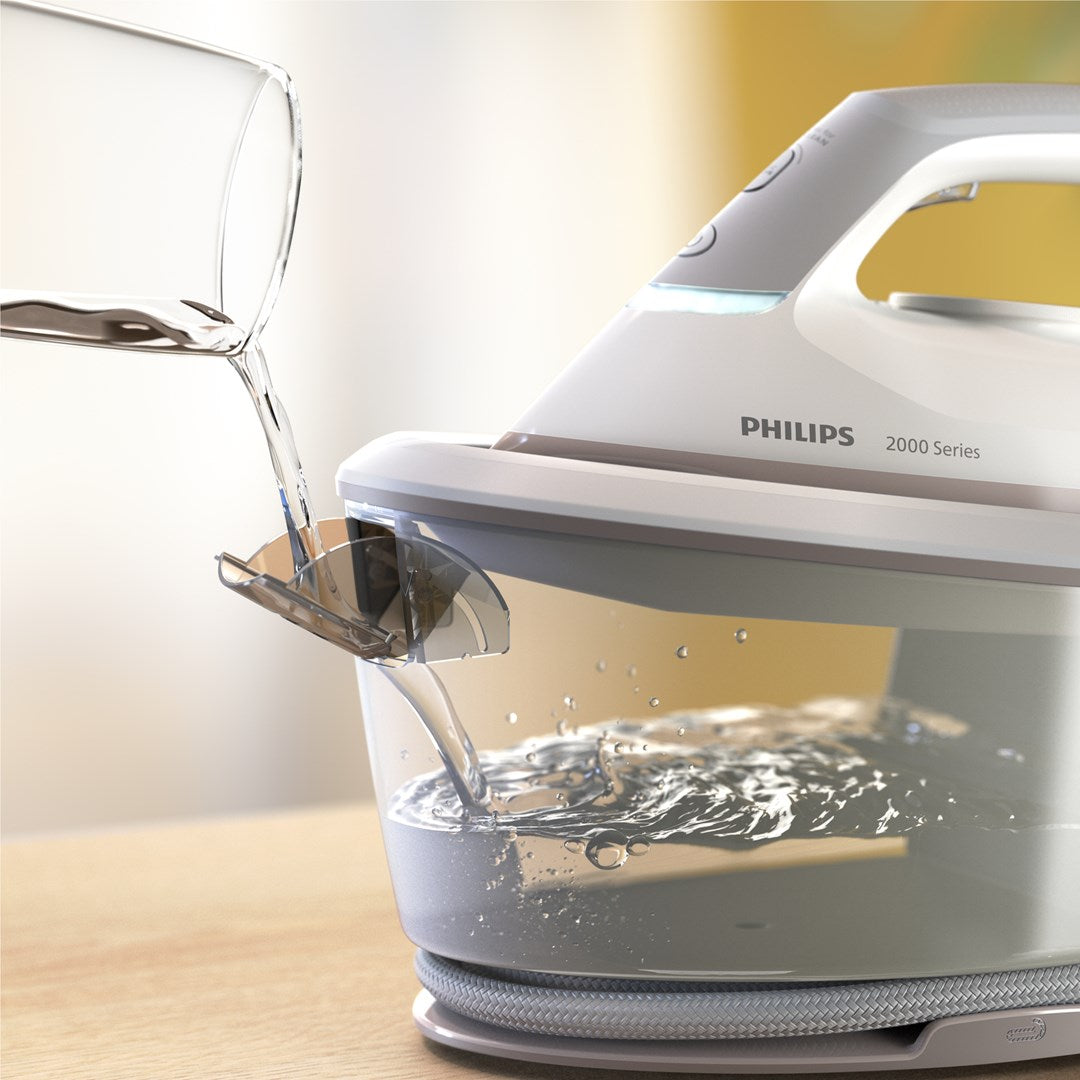 Philips 2000 series Steam Ironing Station 2400 W 1.4 L Ceramic Soleplate Grey White PSG2000/80