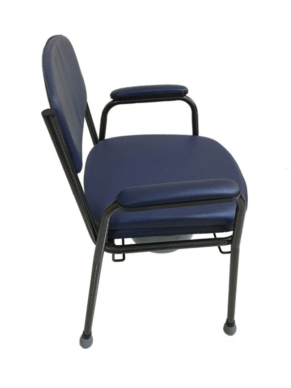 REHA FUND Adjustable Toilet Seat Steel Black Garnet 130 kg Model RF-840