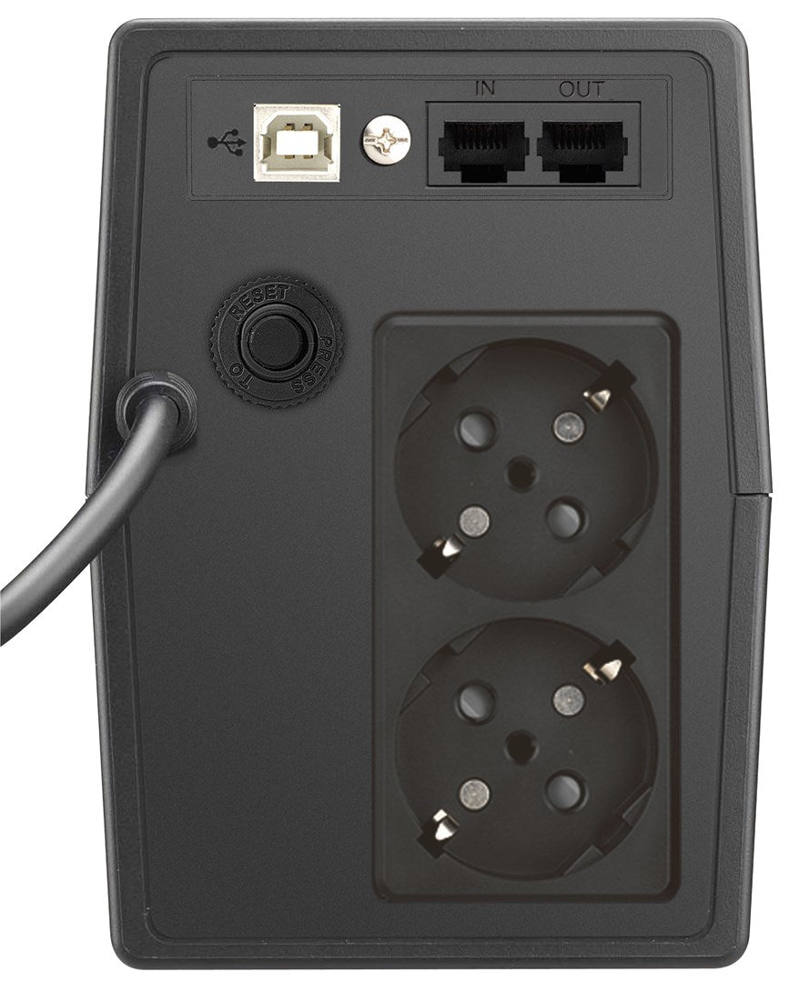 Bluewalker PowerWalker VI 800 SCL - UPS - 800 VA - 480 Watt - 9 Ah - USB - 2 Output Ports - Model: