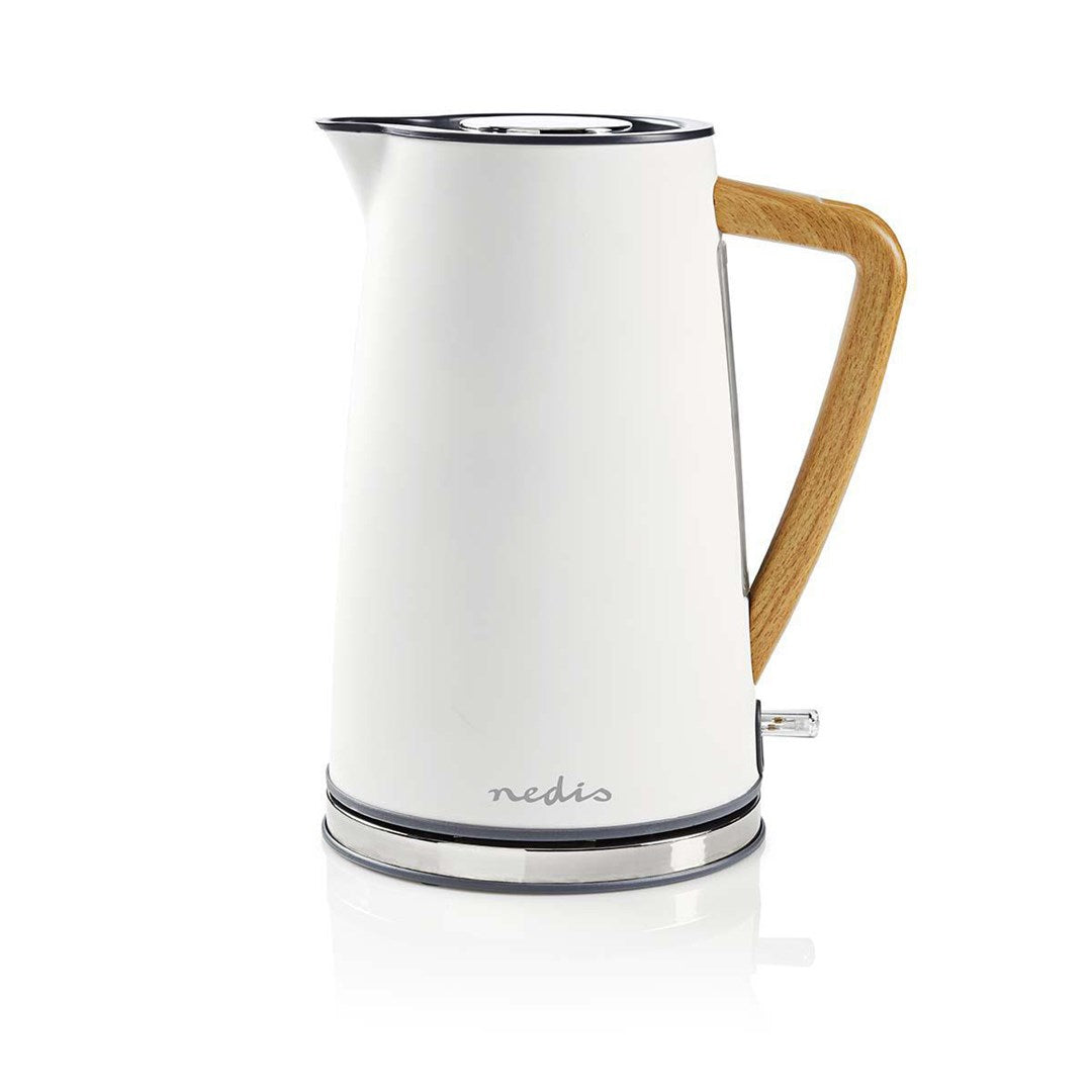 Nedis Electric Kettle 1.7 L 2200W - White - Model KAWK510EWT