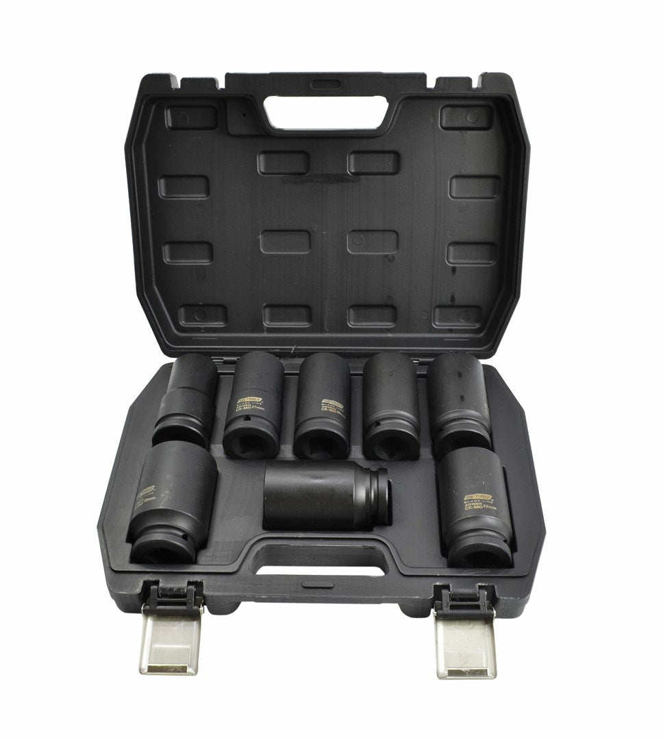 AWTOOLS Impact Socket Set 8-Piece Long Impact Socket Set AW38856BL