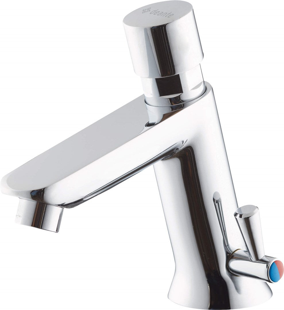 Deante Timed Washbasin Mixer Chrome Temperature Control