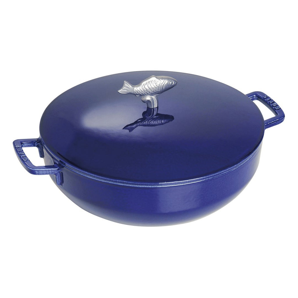 Staub Bouillabaisse Pot - Cast Iron - 4.65 L - Blue - Model 40510-326-0