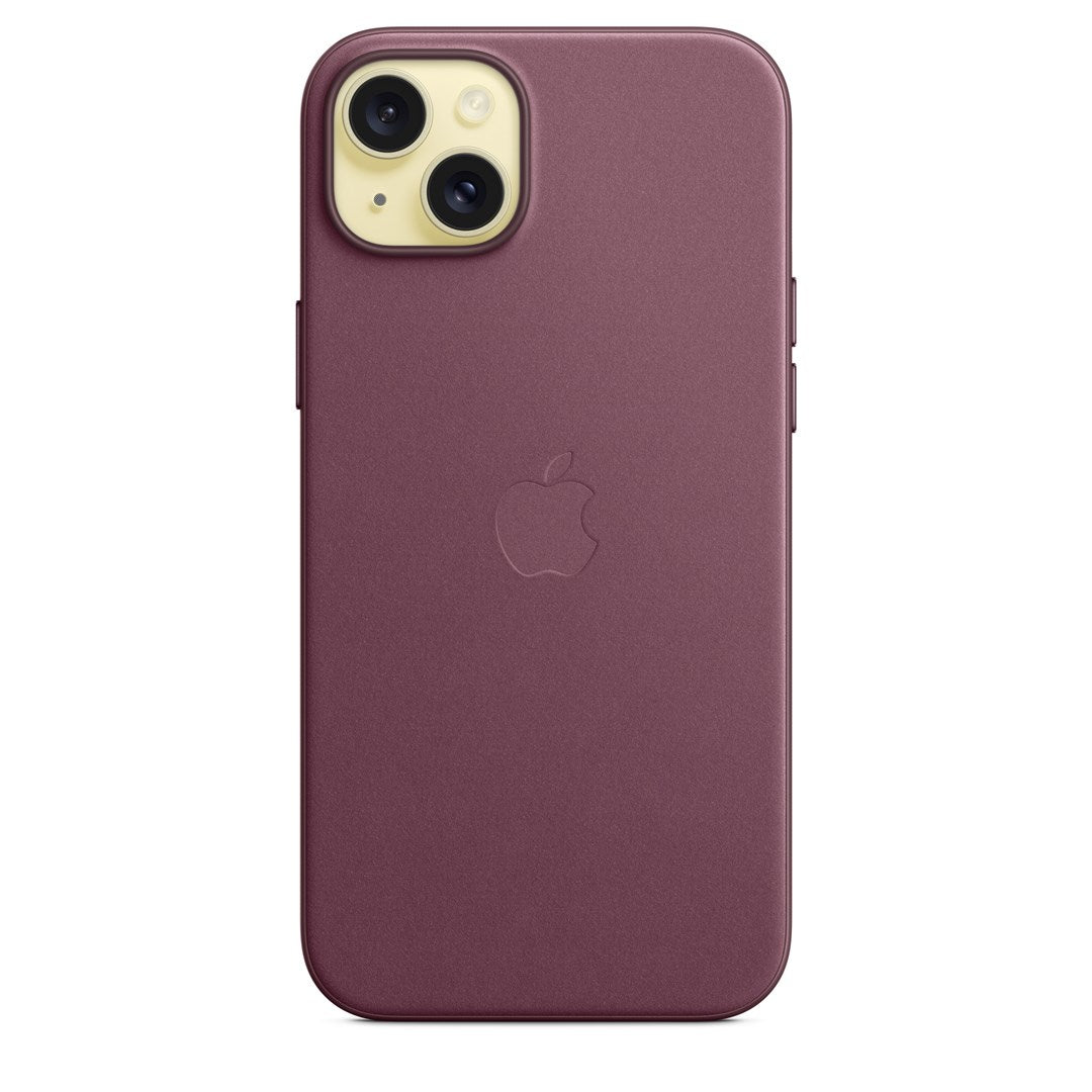 Apple iPhone 15 Plus FineWoven Case - Mulberry - MagSafe - Model MT4A3ZM/A