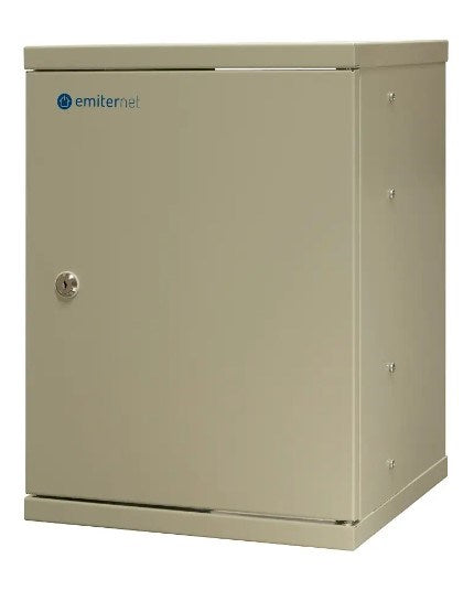 EMITER Light Hanging Cabinet 19'' 12U Metal/Glass Doors 550x450x590mm | Model: EM/SH02B5412-08
