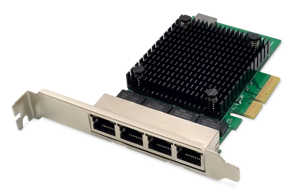 Wired Network Card Quad-RJ45 2.5GbE PCIe