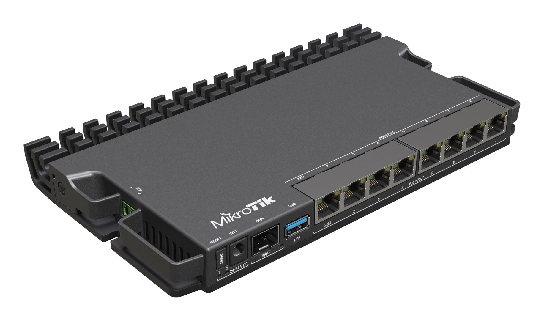 Mikrotik RB5009UPR+S+IN Router with 8-Port Switch - GigE, 2.5 GigE (RB5009UPR+S+IN)