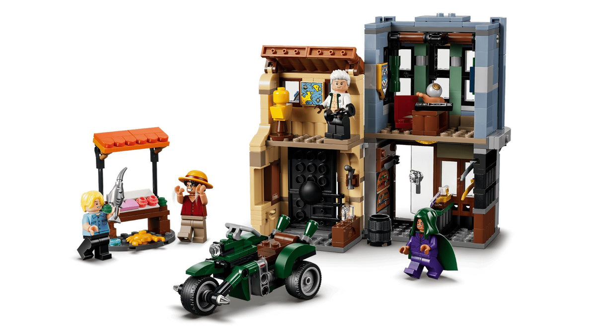 LEGO Building Blocks Showdown with Captain Smoker Set 75642 - 547 Pieces, 4 Minifigures