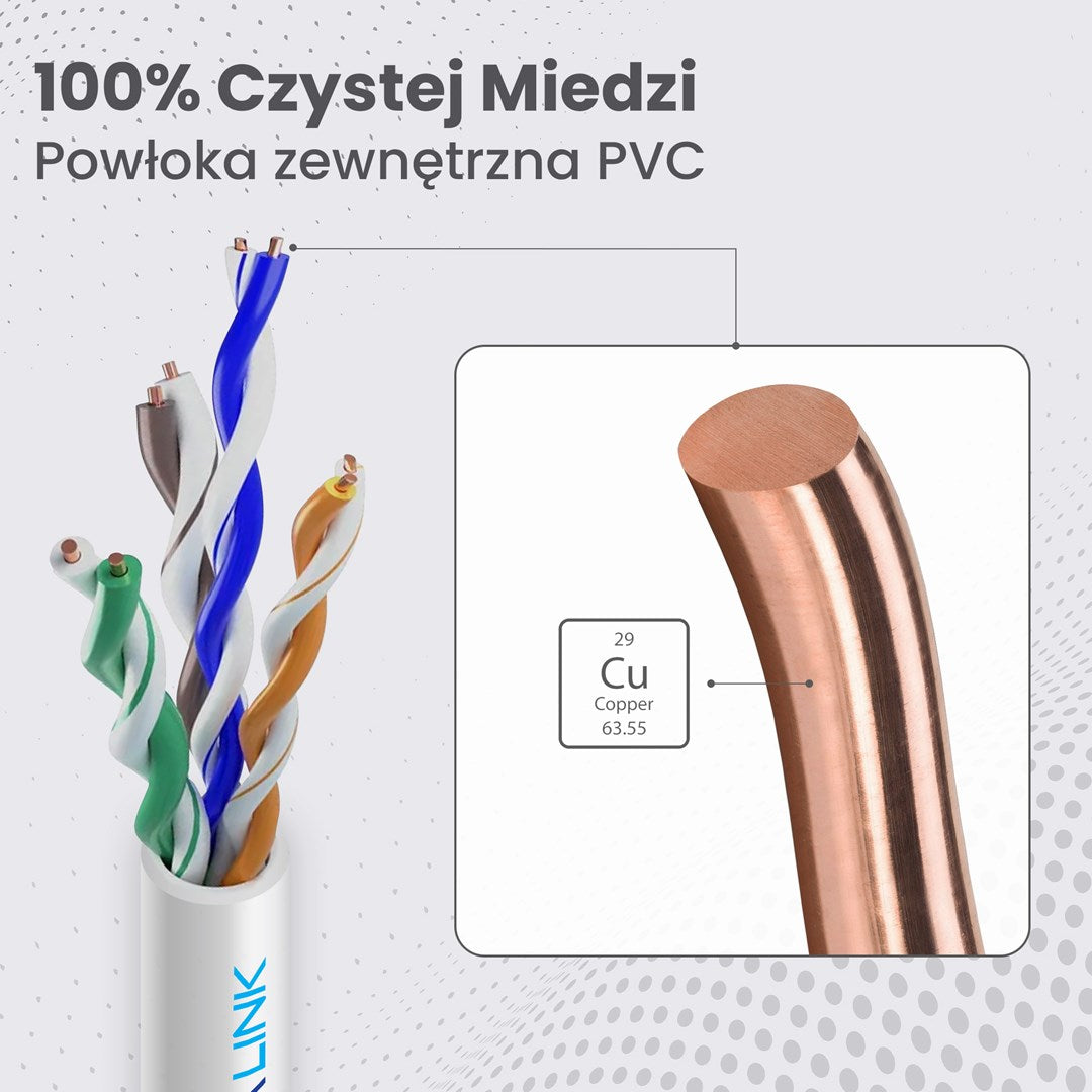 Extralink Network Cable Twisted Pair CAT5E UTP 100 M EX.19690