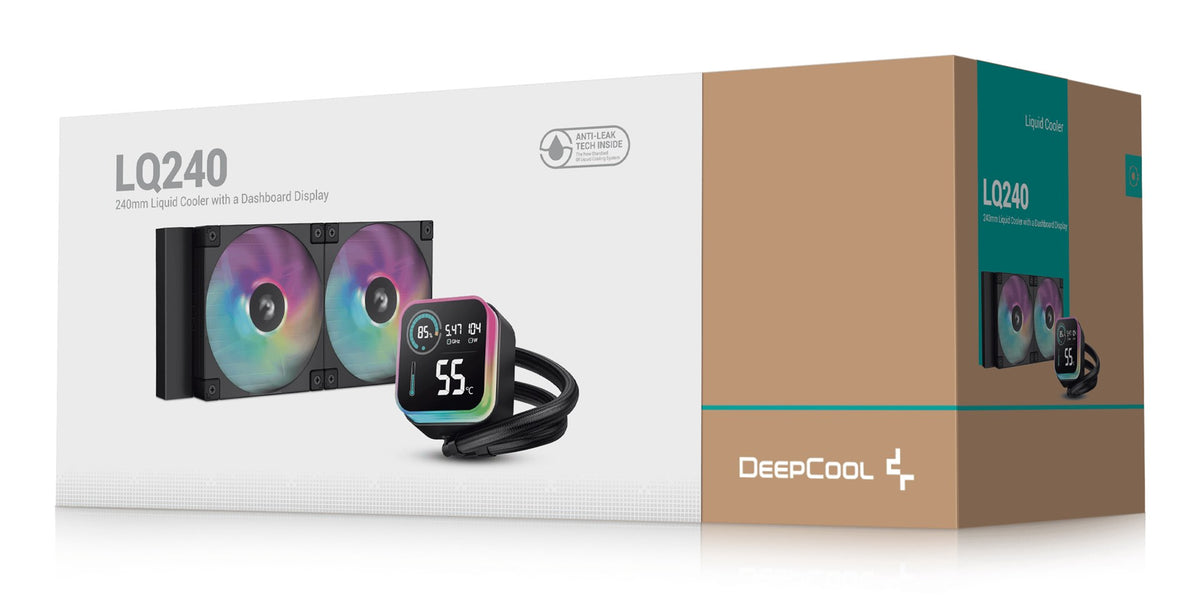 DeepCool LQ240 Processor Liquid Cooling Kit 12cm Black