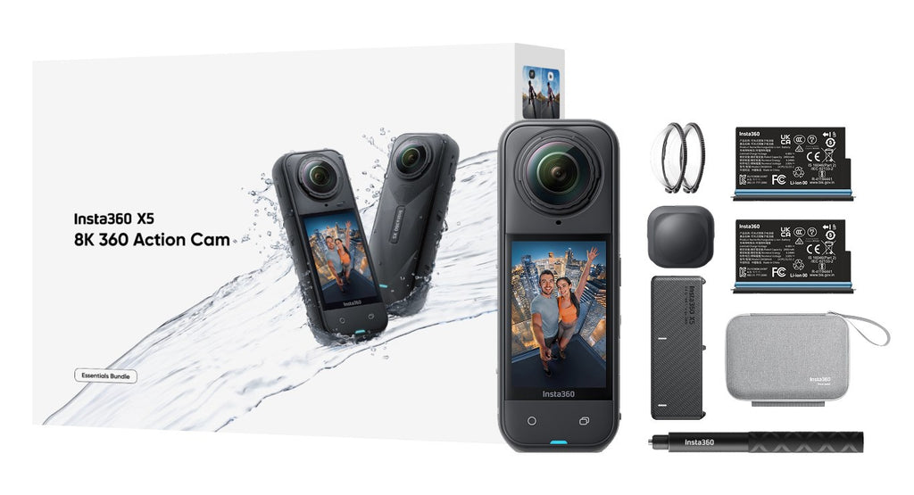 Insta360 X5 Bundle action sports camera 72 MP 8K Ultra HD 25.4 / 1.28 mm (1 / 1.28 ) Wi-Fi 200 g
