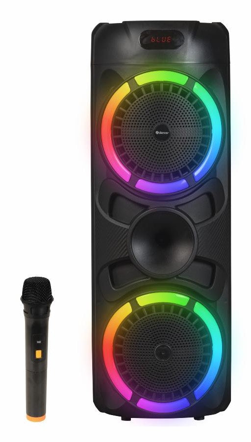 Denver BPS-459 Bluetooth Speaker 2x200W with LED Light