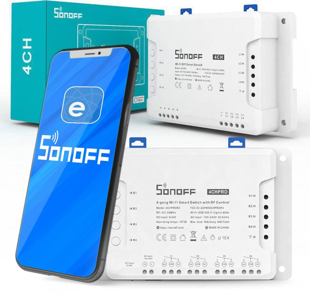 Sonoff Smart Switch 4CH PROR3 White