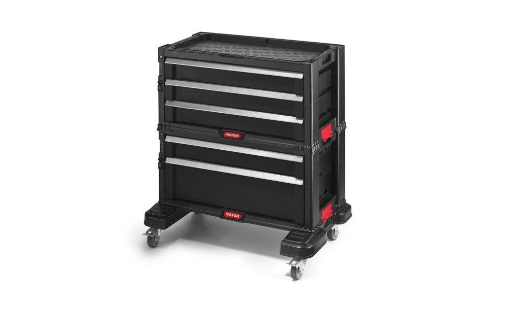 KETER Tool Chest 5 Drawers 550x272x500 mm Black 9600 g 237007
