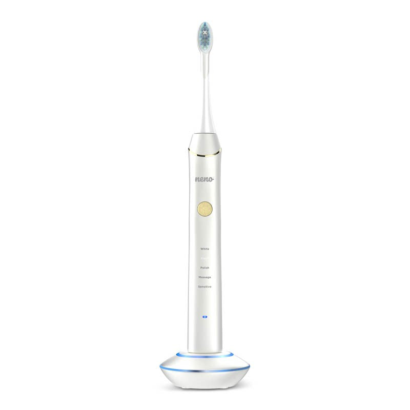 neno NENO ORIONA WHITE Rotating-Oscillating Toothbrush 5 Modes Rechargeable