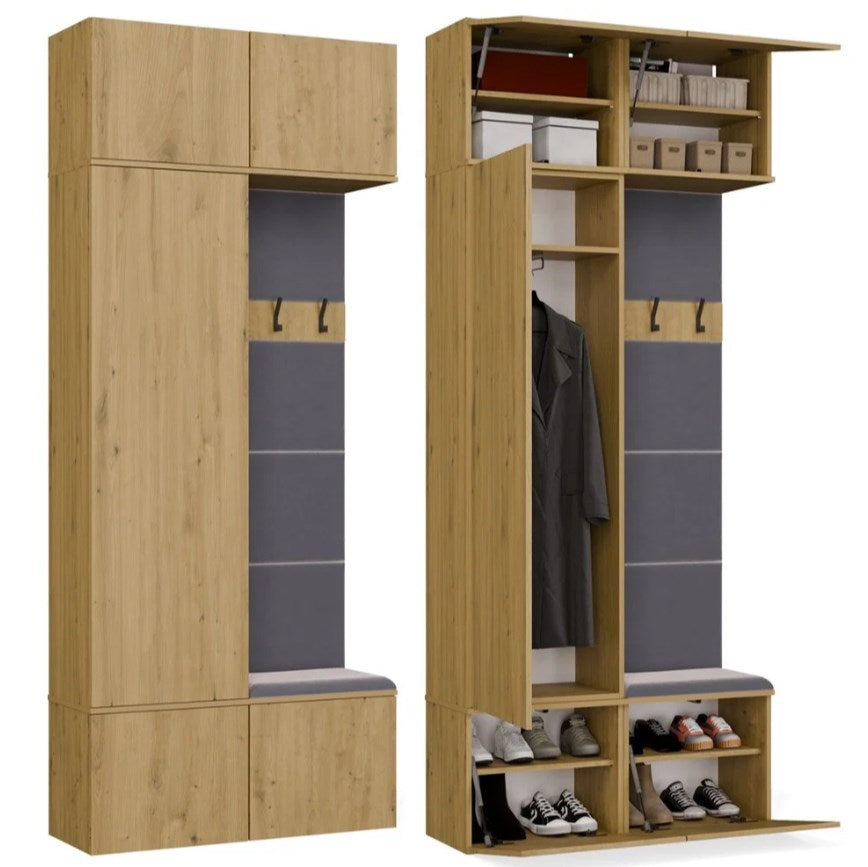 HAGA II 1SZ1W Wardrobe – Artisan Oak