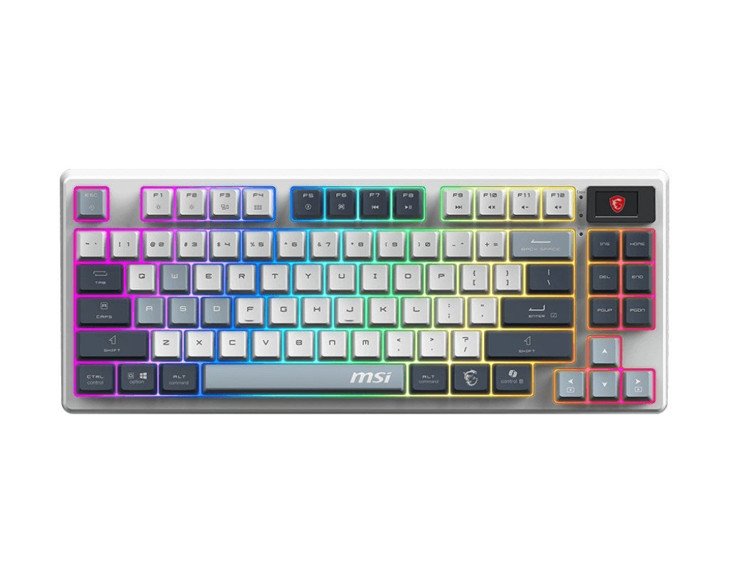 MSI FORGE GK600 TKL Wireless Gaming Keyboard USB + Bluetooth RGB Backlight