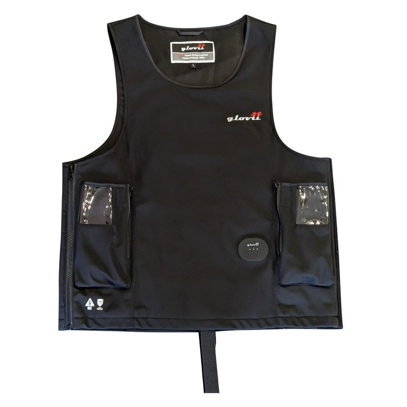 Glovii Water Sport Vest GMV2M - Softshell - Black - Size M - 2247 g - 364x310x115mm