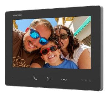 Hikvision DS-KH7300EY-WTE2 video intercom system 17.8 cm (7 ) Black