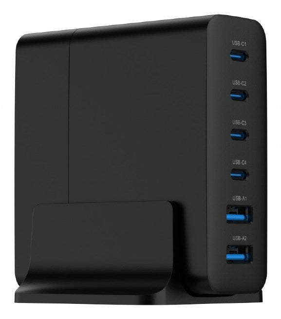 Gembird TA-UC-2A4C-PD75-01-BK Mobile Charger 6 Ports 12V
