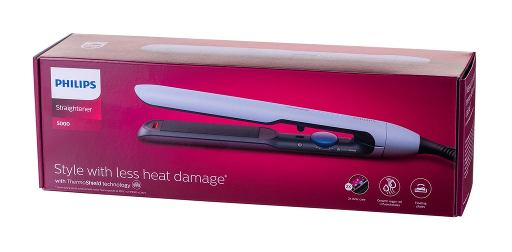 Philips 5000 Series BHS520/00 Straightening Iron Warm Black White 1.8m