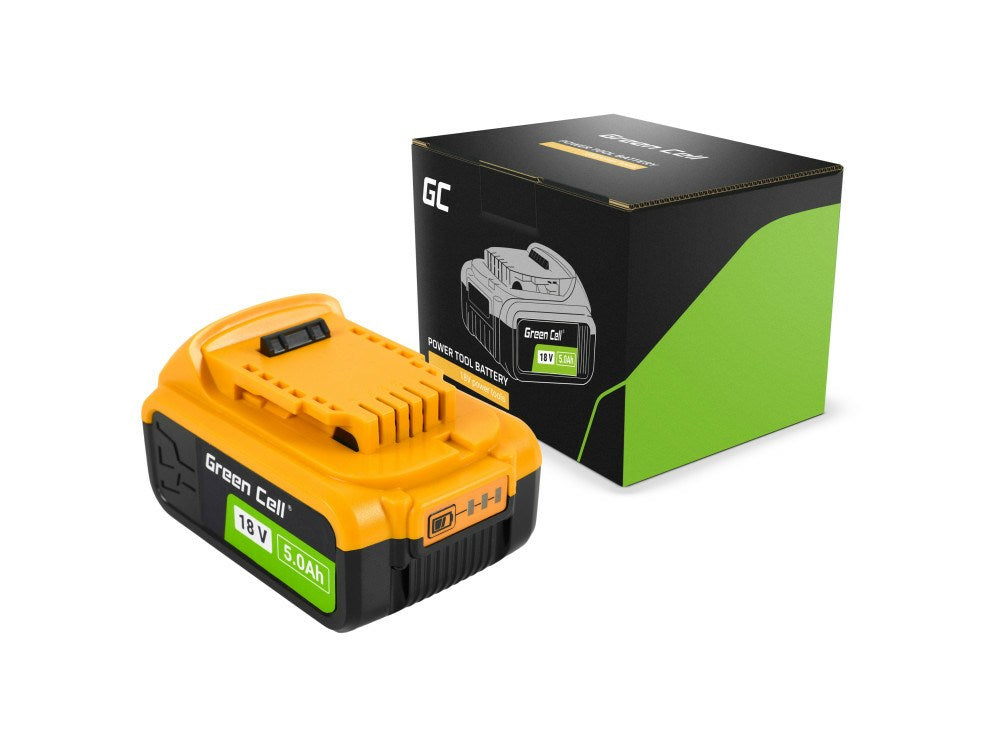 Green Cell Battery for DeWalt XR 18V 5Ah Power Tool Battery DCB184