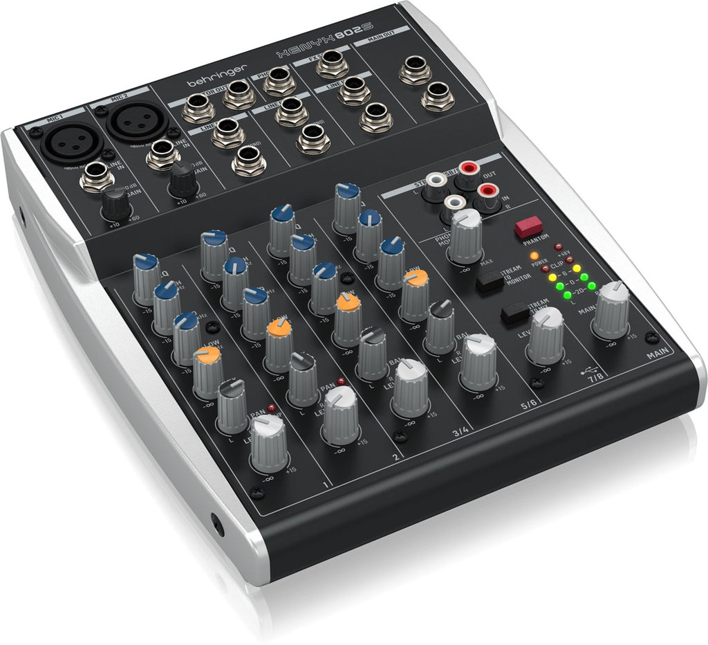 Behringer Xenyx 802S Mixer 2 Channels Black Silver