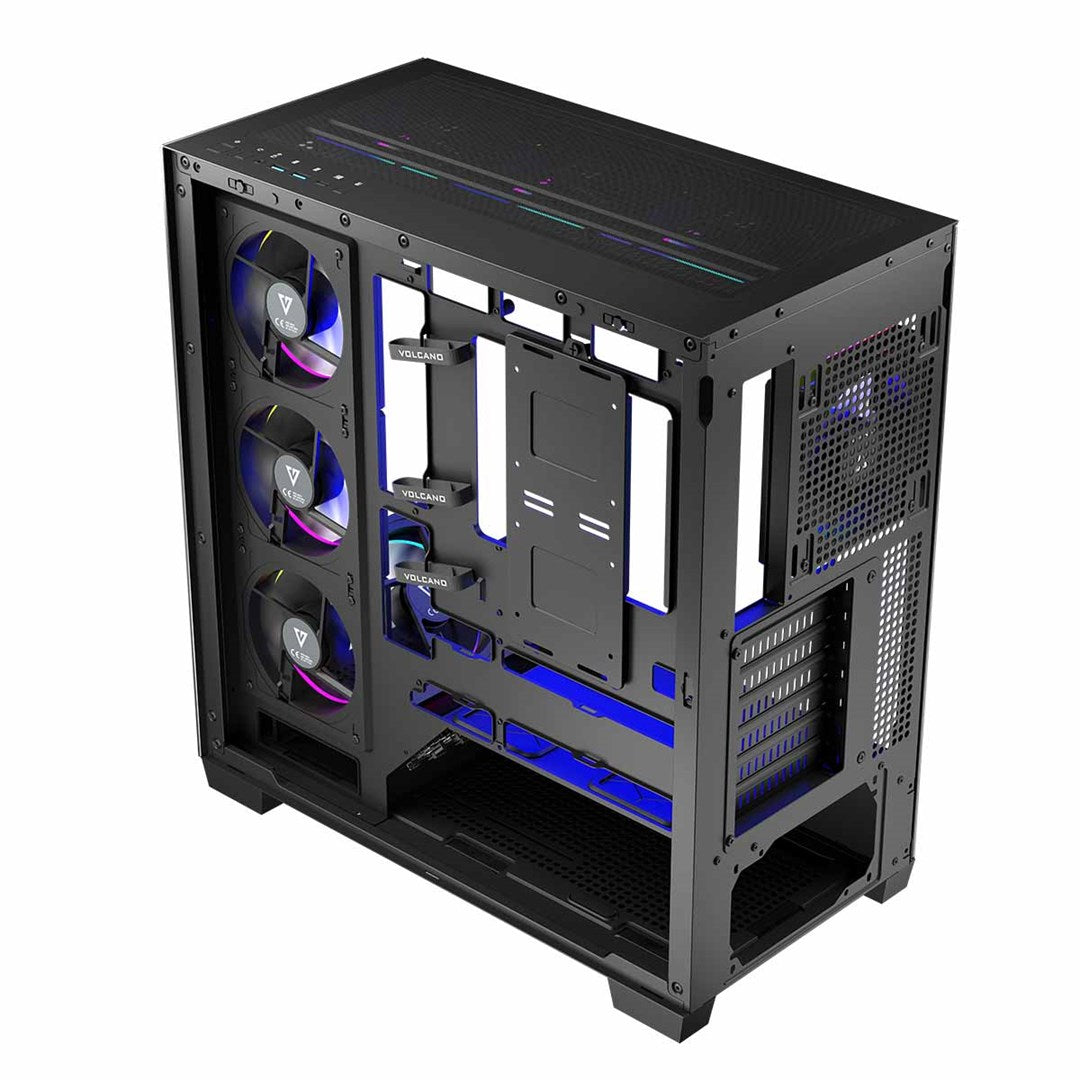 MODECOM VOLCANO STELLAR ARGB MIDI 8F Black Case