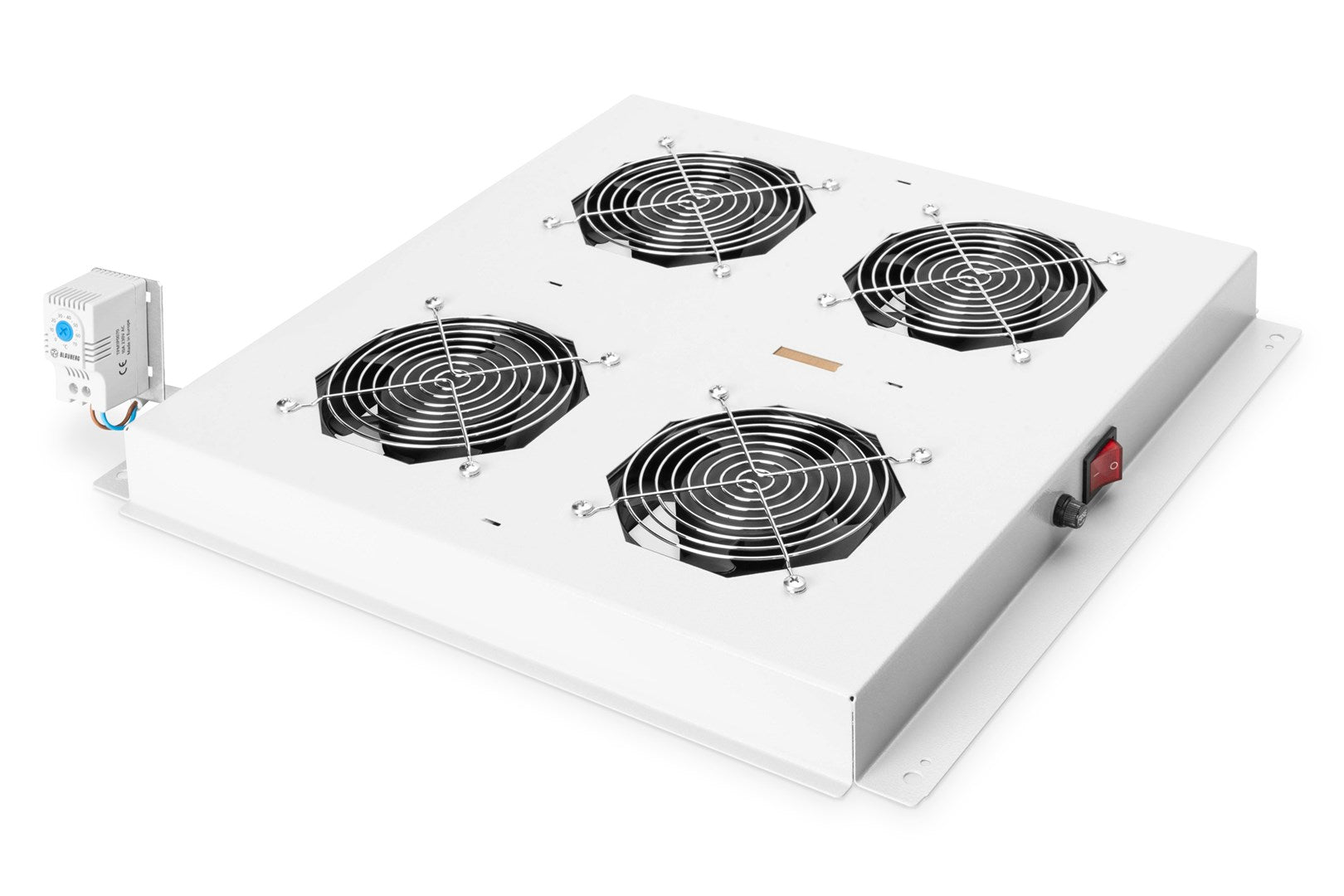 Digitus Unique - Gestelldach - Hellgrey, RAL 7035 - 48,3 cm (19") (DN-19 FAN-4-N)