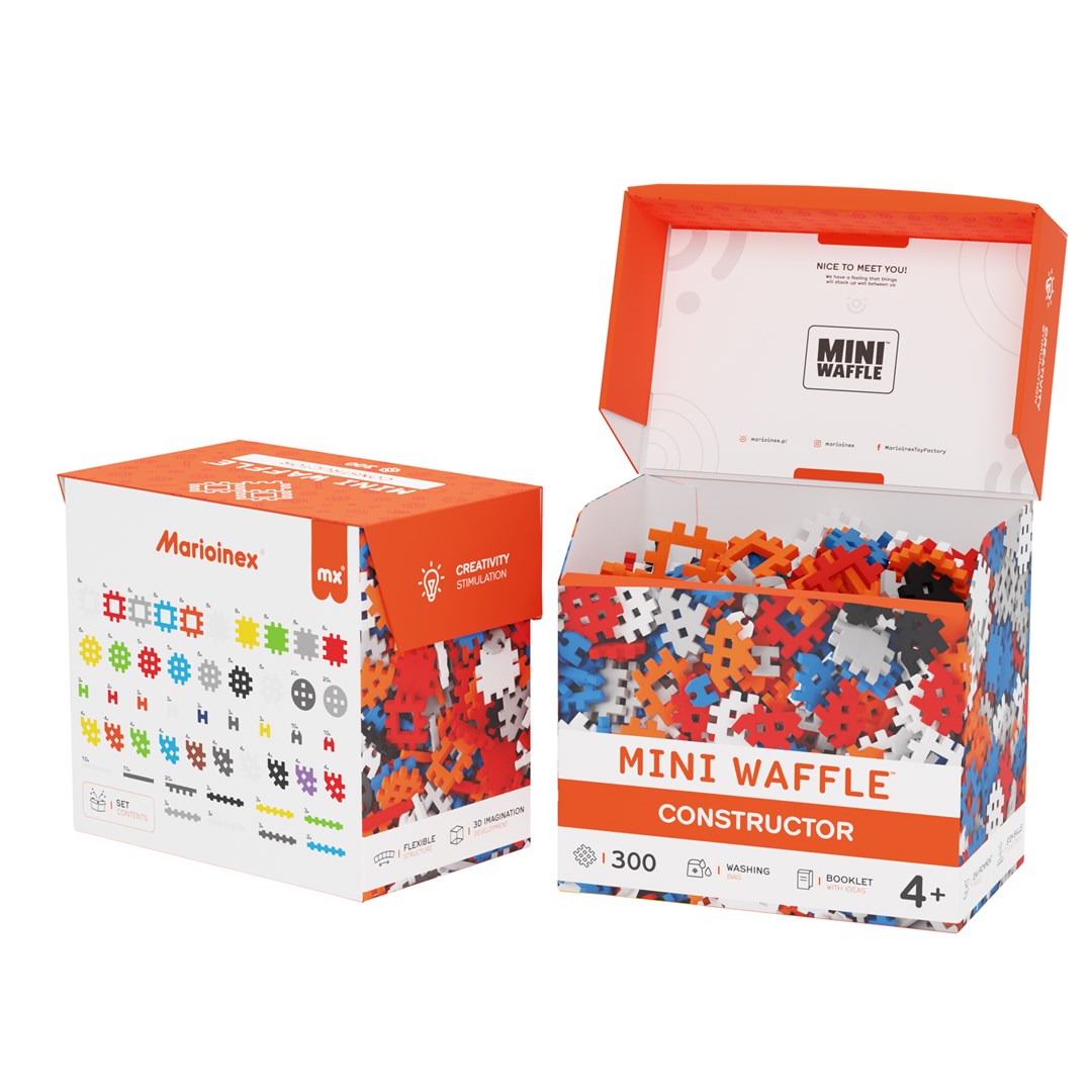 MARIOINEX Mini Waffle Building Blocks  300 pieces